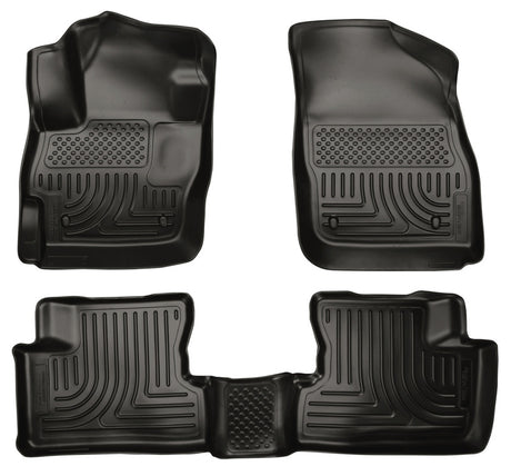 Revêtements de sol noirs Husky Liners 10-12 Mazda 3 WeatherBeater Combo