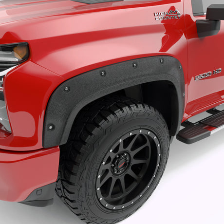 Jeu de 4 élargisseurs d'ailes de base EGR 20-22 pour Chevrolet Silverado 2500Hd/3500Hd de style boulon