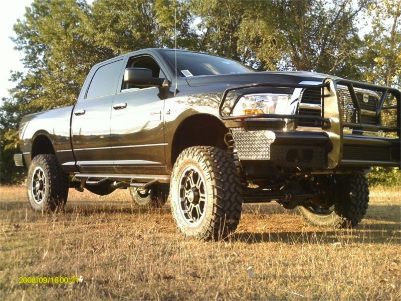 Cabine multiplace N-Fab Nerf Step 10-17 Ram 2500/3500/4500 - Noir brillant - Longueur de la cabine - 3 po