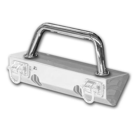 Pare-chocs avant modulaire Rugged Ridge en acier inoxydable Overrider Hoop XHD 07-18 Jeep Wrangler JK 2 portes