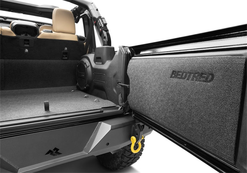 Kit arrière BedTred 4 portes 6 pièces avec cache-espace pour Jeep Wrangler JL 18-23 BedRug