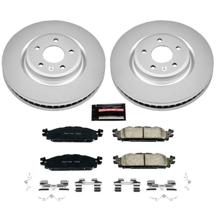 Kit de freins Power Stop 11-19 avec revêtement Geomet Z17 Evolution pour Ford Explorer avant