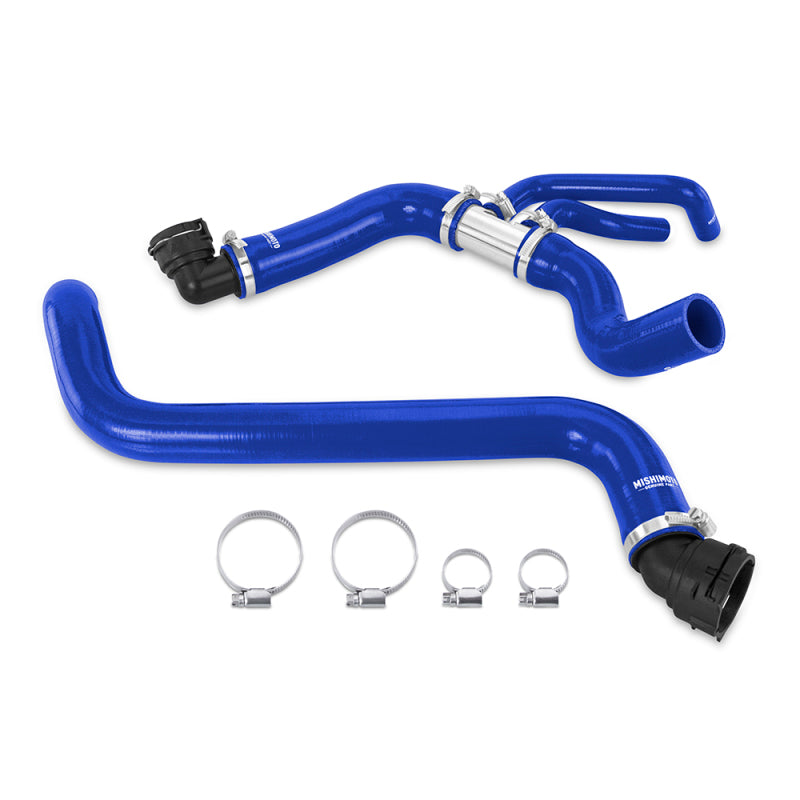 Kit de durites de radiateur en silicone Mishimoto 18+ Ford F-150 5.0L V8 - Bleu