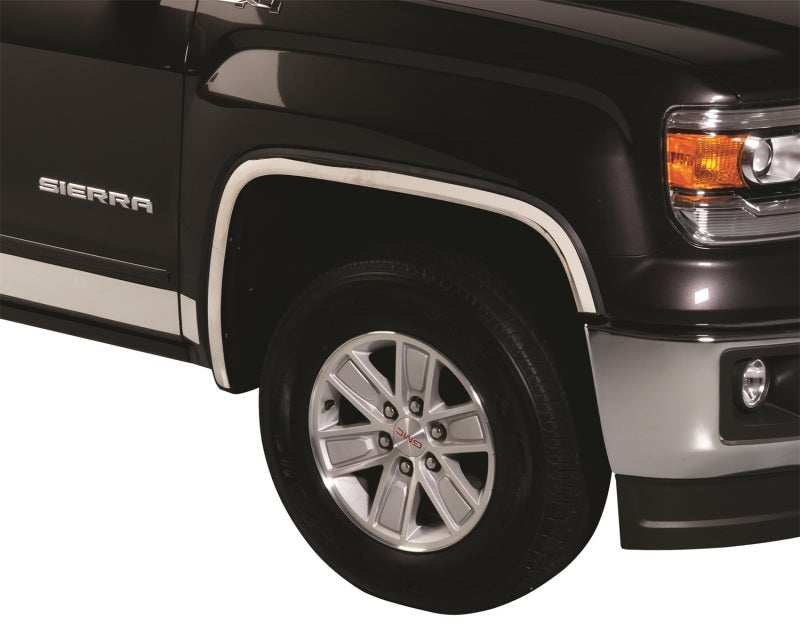 Garniture d'aile SS Putco 07-10 GMC Sierra HD (sauf Dually)