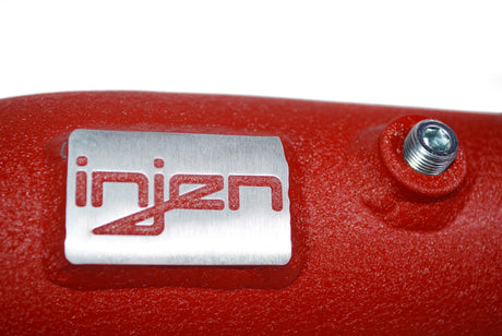 Kit de tuyauterie d'échangeur intermédiaire en aluminium Injen 17-19 pour Honda Civic Type-R - Rouge froissé