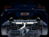 Échappement AWE Subaru BRZ/Toyota GR86/Toyota 86 Touring Edition Cat-Back - Embouts chromés argentés