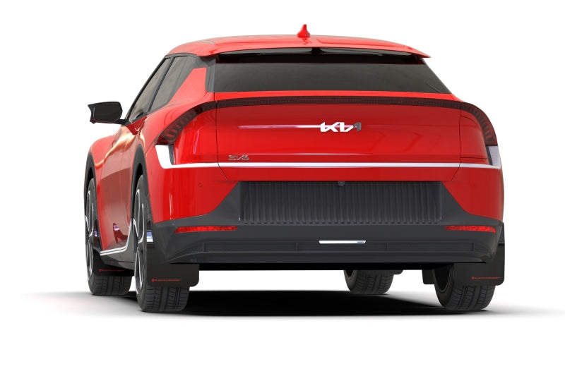 Rally Armor 22-23 Kia EV6 Black UR Mud Flap Blue Logo