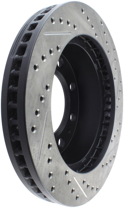 Rotor avant droit rainuré et percé StopTech 01-09 Chevrolet Silverado 2500HD 3500