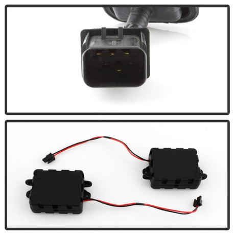 Feux arrière à LED pour Dodge Charger Spyder 06-08 - Fumée noire ALT-YD-DCH05-LED-BSM