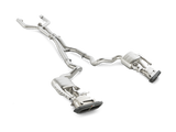 Arrière de catalyseur Akrapovic 15-17 AMG C63 Estate Evolution Line (titane) avec embouts en carbone (tuyau de liaison requis)