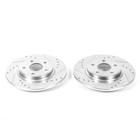 Disques de frein arrière Power Stop 12-16 Chrysler Town &amp; Country Evolution percés et fendus - Paire
