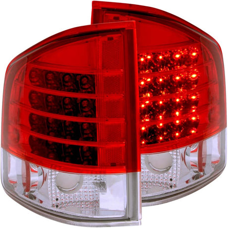 Feux arrière à LED ANZO 1995-2005 Chevrolet S-10 Rouge/Clair