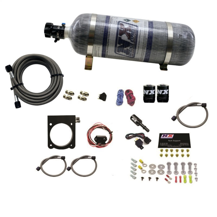 Kit de plaque nitreuse Nitrous Express Dodge 3,6 L V6 (50-200 CV) avec bouteille de 12 lb