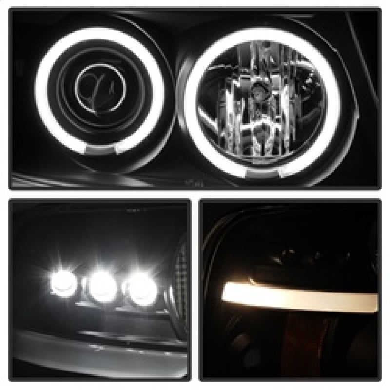 Phares de projecteur Spyder Ford F150 04-08 Version 2 CCFL Halo LED Blk PRO-YD-FF15004-CCFL-G2-BK