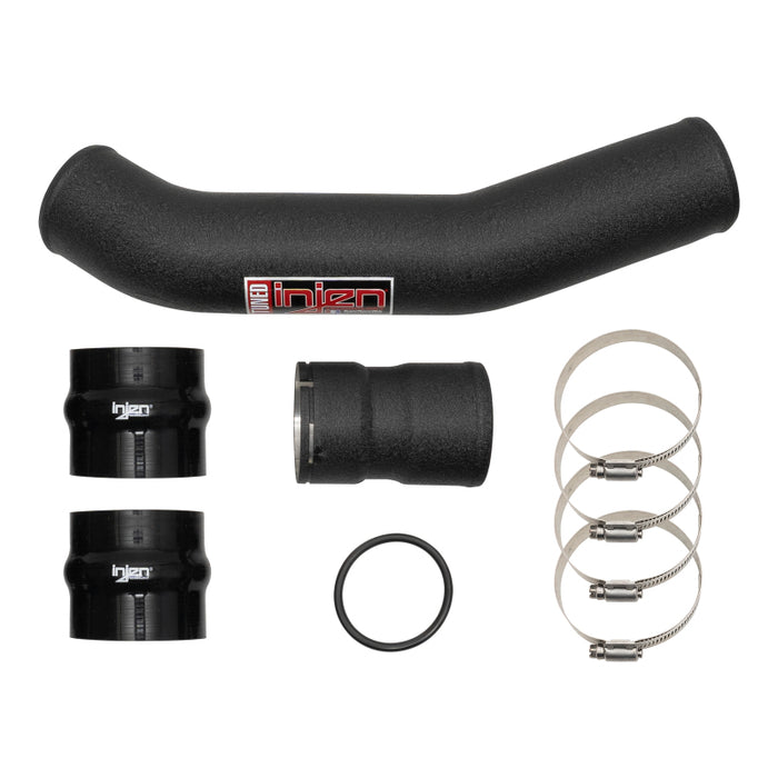 Tuyauterie côté chaud de refroidisseur intermédiaire Injen 17-22 Ford F250/F/350/F-450/F-550 V8-6.7L Turbo Diesel Wrnkl Blk