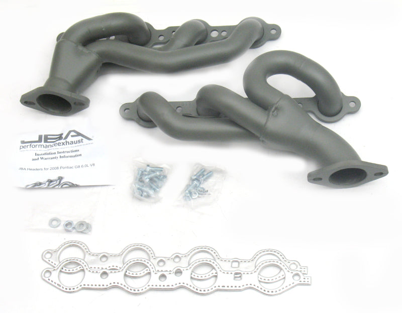 Collecteur d'échappement JBA 08-09 Pontiac G8 6.0/6.2L LS 1-3/4 po primaire Ti Ctd Cat4Ward