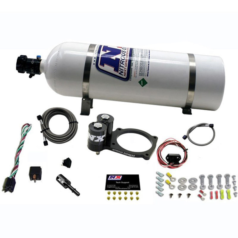 Kit de plaque d'azote Nitrous Express Dodge Hellcat/Demon avec bouteille de 15 lb