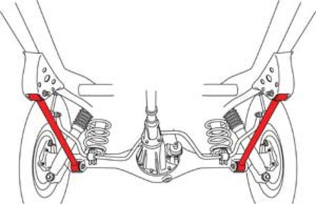 Bras de suspension inférieurs arrière SPC Performance 91-97 Toyota Landcruiser (paire)