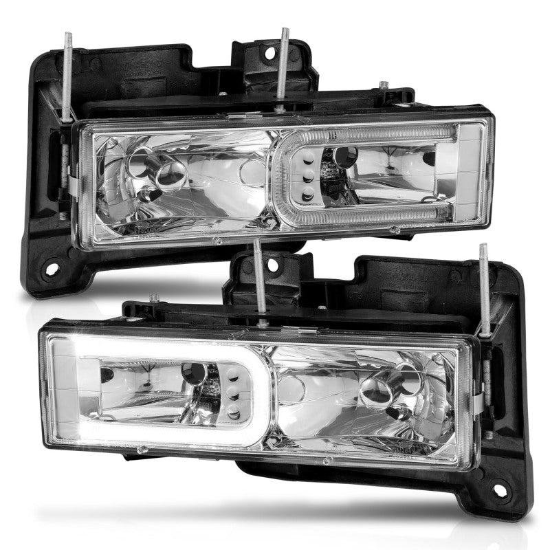 Phares en cristal ANZO 1999-2000 Cadillac Escalade