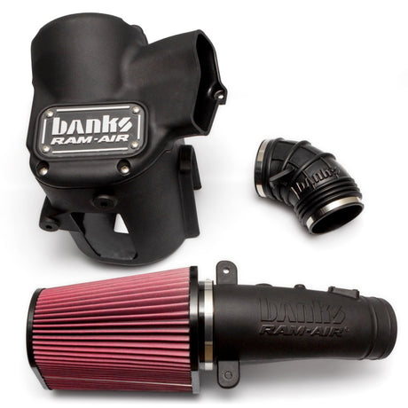 Système d'admission d'air dynamique diesel Banks Power 20-22 Ford F250/350 6,7 L RAI - Filtre huilé