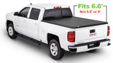 Couvre-caisse pliable en trois parties Tonno Pro 14-19 pour Chevy Silverado 1500 6,6 pi Fleetside Tonno