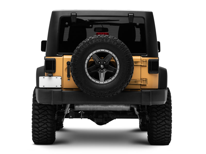 Feux arrière à LED Raxiom 07-18 Jeep Wrangler JK - Boîtier noir (lentille fumée)