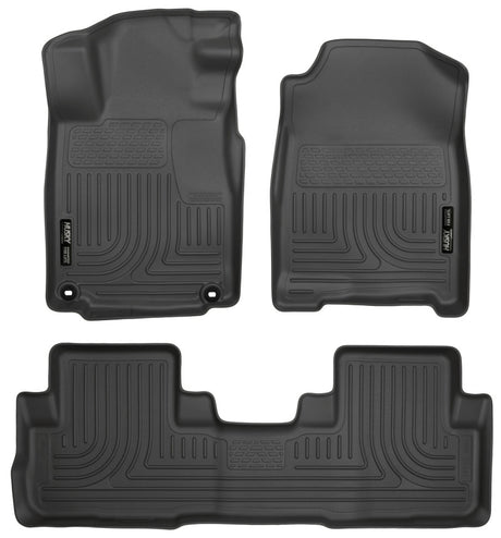 Revêtements de sol noirs Husky Liners 2016 Honda CR-V WeatherBeater Combo