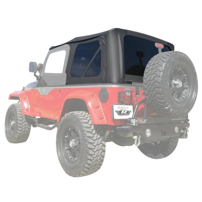 Capot de rechange d'origine pour Jeep Wrangler (TJ) Rampage 1997-2006 - Black Diamond