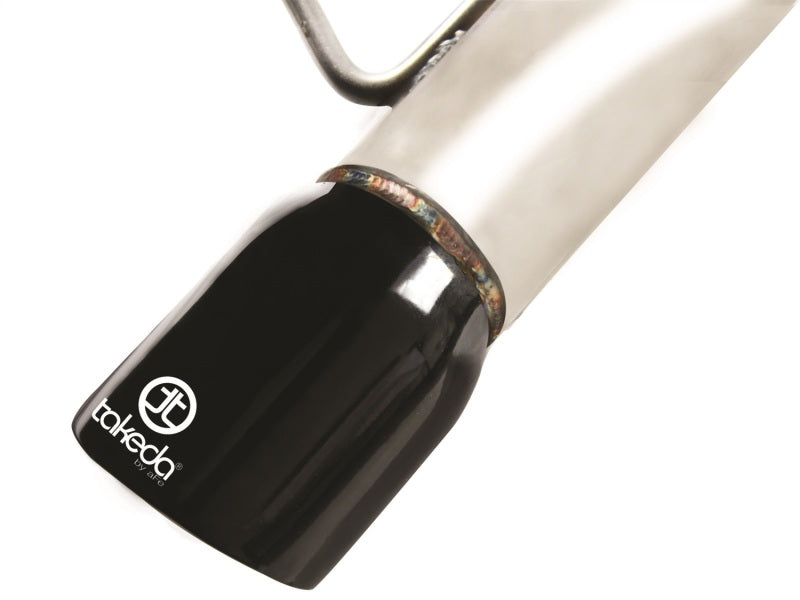 aFe Takeda Échappement Cat-Back 304 Acier inoxydable 11-14 Nissan Juke L4 1.6L (t) Embout noir