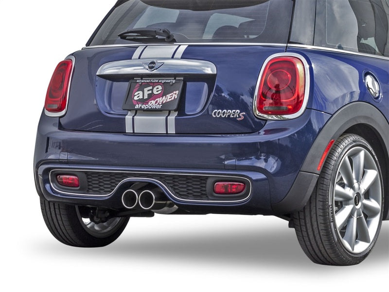 Échappements aFe MACHForce XP Cat-Back SS-304 14-17 Mini Cooper S Hardtop 2 portes avec embouts polis