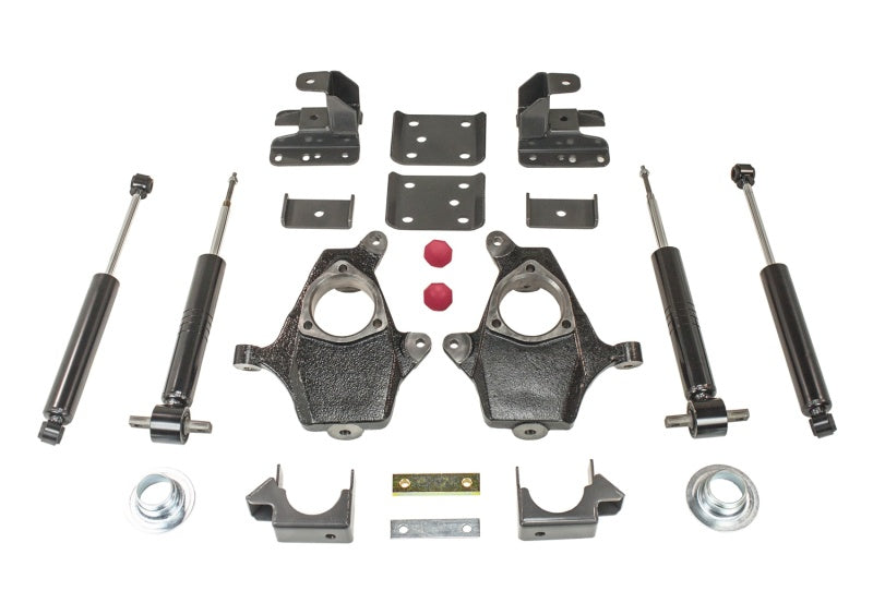 Kit de broche d'abaissement MaxTrac 07-16 GM C/K1500 2WD/4WD (sans Magneride) 3 po/5 po ou 4 po/6 po