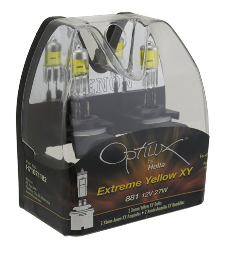 Ampoule Xénon Jaune XY Hella Optilux 881 12V