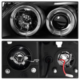 Phares de projecteur Spyder Pontiac G6 2/4DR 05-08 LED Halo LED Blk PRO-YD-PG605-HL-BK