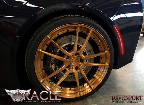 Ensemble de marqueurs latéraux Oracle Chevrolet Corvette C7 Concept - Teinté - Sans peinture VOIR LA GARANTIE