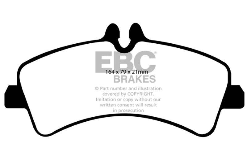 Plaquettes de frein arrière EBC 07+ Dodge Sprinter 3500 DRW Ultimax2