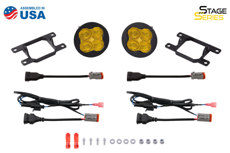 Kit Diode Dynamics SS3 Pro Type A ABL - Brouillard jaune SAE