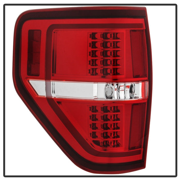 Barre lumineuse LED arrière xTune 09-14 pour Ford F-150 - Rouge transparent (ALT-JH-FF15009-LBLED-RC)