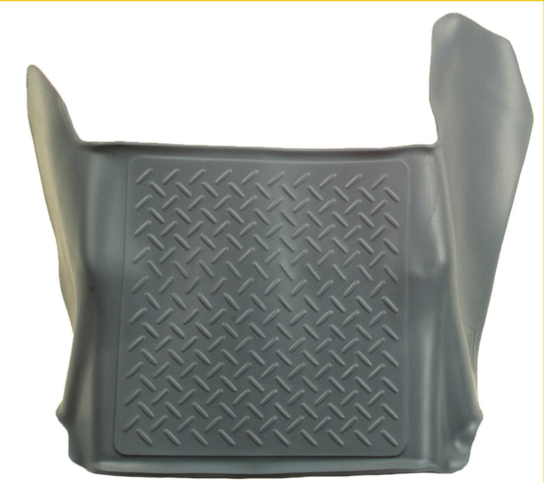 Revêtement de sol gris Husky Liners 10-12 pour Dodge Ram 1500/2500/3500 à cabine standard, style classique, bosse centrale