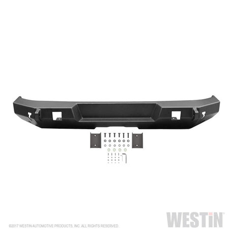 Pare-chocs arrière Westin 07-18 Jeep Wrangler JK WJ2 - Noir texturé