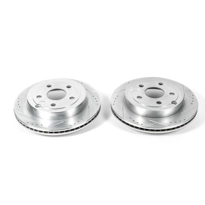 Power Stop 08-09 Pontiac G8 Rear Evolution Drilled & Slotted Rotors - Pair