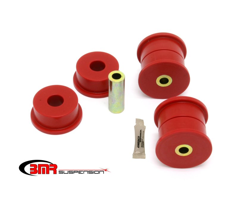 BMR 10-15 5th Gen Camaro Pro Version Differential Mount Bushing Kit (Polyurethane) - Red