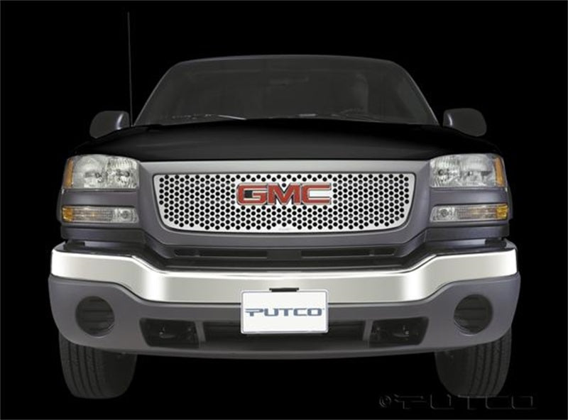 Putco 03-06 GMC Sierra LD/HD - avec découpe de logo - Ne convient pas aux grilles en acier inoxydable Denali Punch