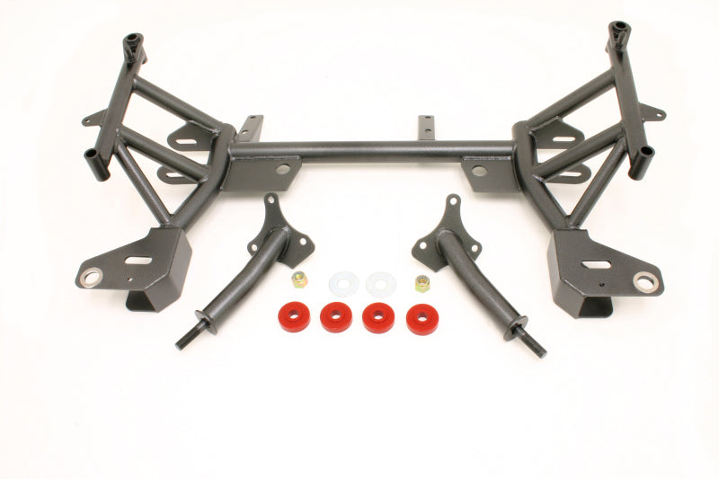 BMR 93-02 F-Body K-Member avec supports de moteur SBC/BBC et supports de rack Pinto - Black Hammertone