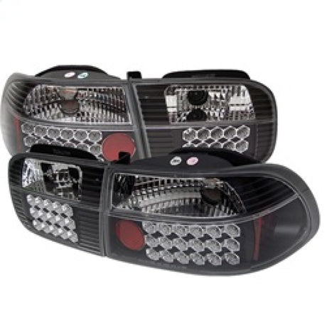 Feux arrière à LED Spyder Honda Civic 92-95 3DR Noir ALT-YD-HC92-3D-LED-BK