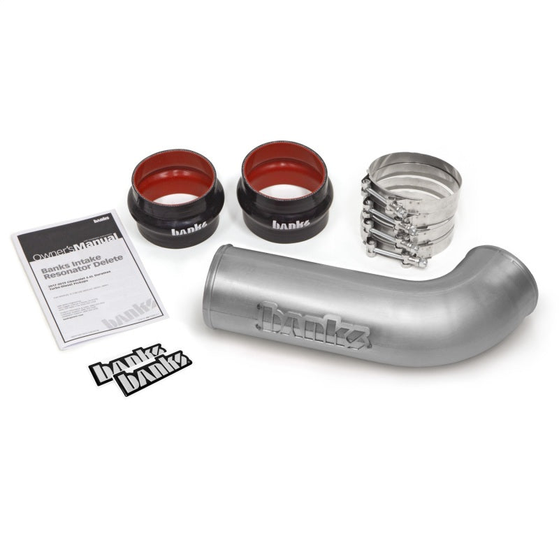 Banks Power 17-19 GM 2500/3500 6.6L L5P Intake Resonator Delete System - Natural Finish