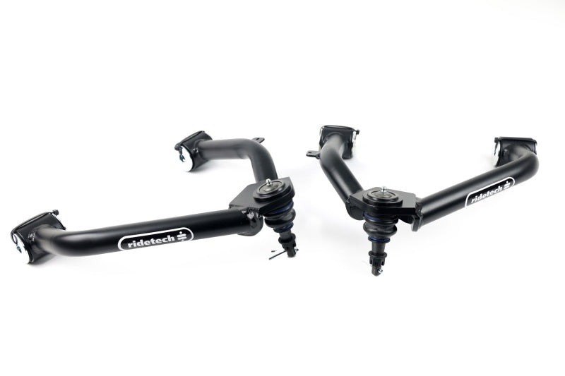 Bras de suspension avant supérieurs Ridetech 14-18 Silverado 1500 pour bras estampés ou en aluminium d'origine