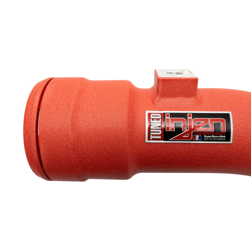 Tuyauterie côté froid de refroidisseur intermédiaire rouge Injen 17-22 Ford F250/F/350/F-450/F-550 V8-6.7L Turbo Diesel Wrnkl