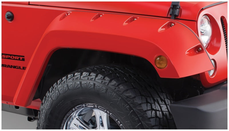 Élargisseurs de poche Bushwacker 07-18 Jeep Wrangler 2 pièces - Noir