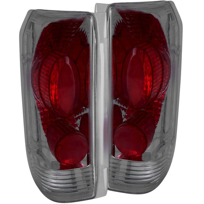 ANZO 1989-1996 Ford F-150 Taillights Smoke