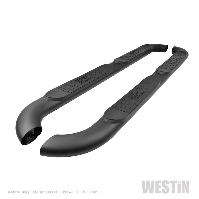 Marchepieds ovales Westin 18-22 Jeep Wrangler JLU 4 portes Platinum 4 Nerf - Tex. Blk